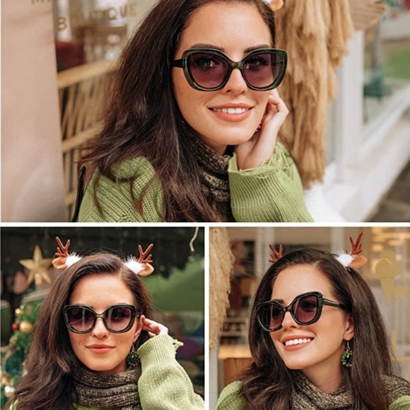 New Oversized Square Sunglasses Womens Vintage Shades Large Tortoise - Picture 3 of 7